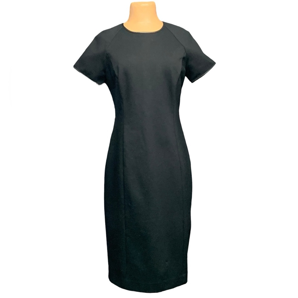 Brooks Brothers, Minimalist, Classic Tailored, Black Dress